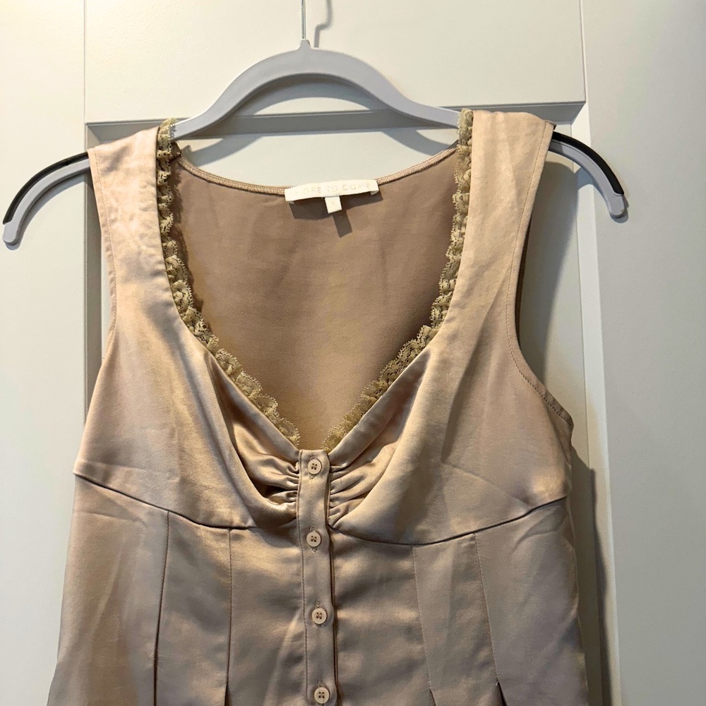 MORE TO COME | Mina Bustier Top - Taupe- Size s